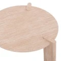 ΣΕΤ 2ΤΜΧ ΤΡΑΠΕΖΙΑ ΣΑΛΟΝΙΟΥ EQUIL HM9943.01 MDF ΜΕ ΜΕΛΑΜΙΝΗ-ΦΥΣΙΚΟ 66x66εκ + 87x87εκ