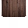 ΣΕΤ 2ΤΜΧ ΤΡΑΠΕΖΙΑ ΣΑΛΟΝΙΟΥ MARGON HM21084 MDF ΣΚΟΥΡΟ ΚΑΦΕ Φ80εκ & Φ45εκ