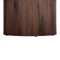 ΣΕΤ 2ΤΜΧ ΤΡΑΠΕΖΙΑ ΣΑΛΟΝΙΟΥ MARGON HM21084 MDF ΣΚΟΥΡΟ ΚΑΦΕ Φ80εκ & Φ45εκ