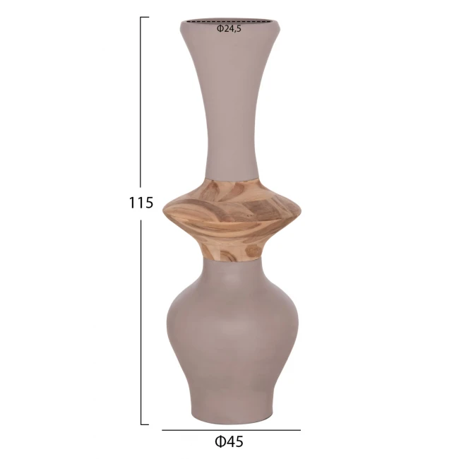 ΣΕΤ 3ΤΜΧ ΔΙΑΚΟΣΜΗΤΙΚΑ ΒΑΖΑ ΔΑΠΕΔΟΥ NEBULA HM21139.02 FIBER CEMENT-ΞΥΛΟ ΤΕΑΚ