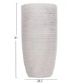 ΣΕΤ 3ΤΜΧ ΓΛΑΣΤΡΕΣ ΚΥΛΙΝΔΡΟΙ ΣΕΙΡΑ GARDENER HM4721 FIBERCLAY-ΧΡΩΜΑ CEMENT Φ42x78Υεκ