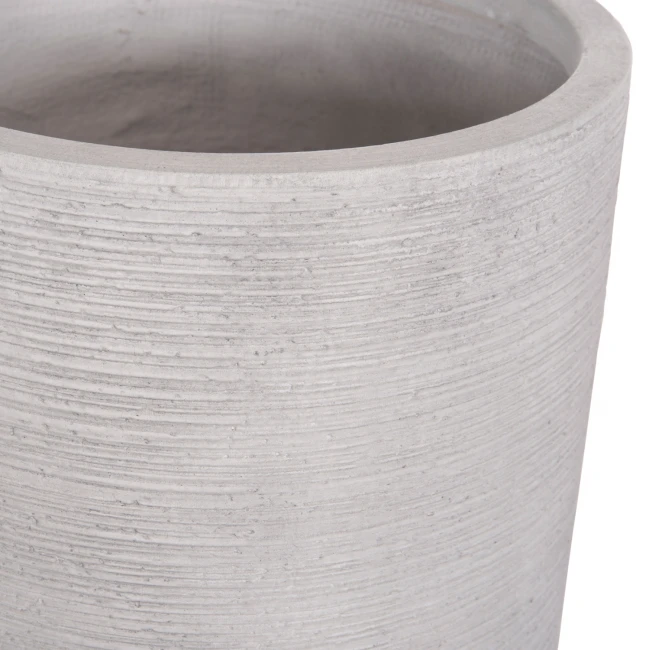 ΣΕΤ 3ΤΜΧ ΓΛΑΣΤΡΕΣ ΚΥΛΙΝΔΡΟΙ ΣΕΙΡΑ GARDENER HM4721 FIBERCLAY-ΧΡΩΜΑ CEMENT Φ42x78Υεκ