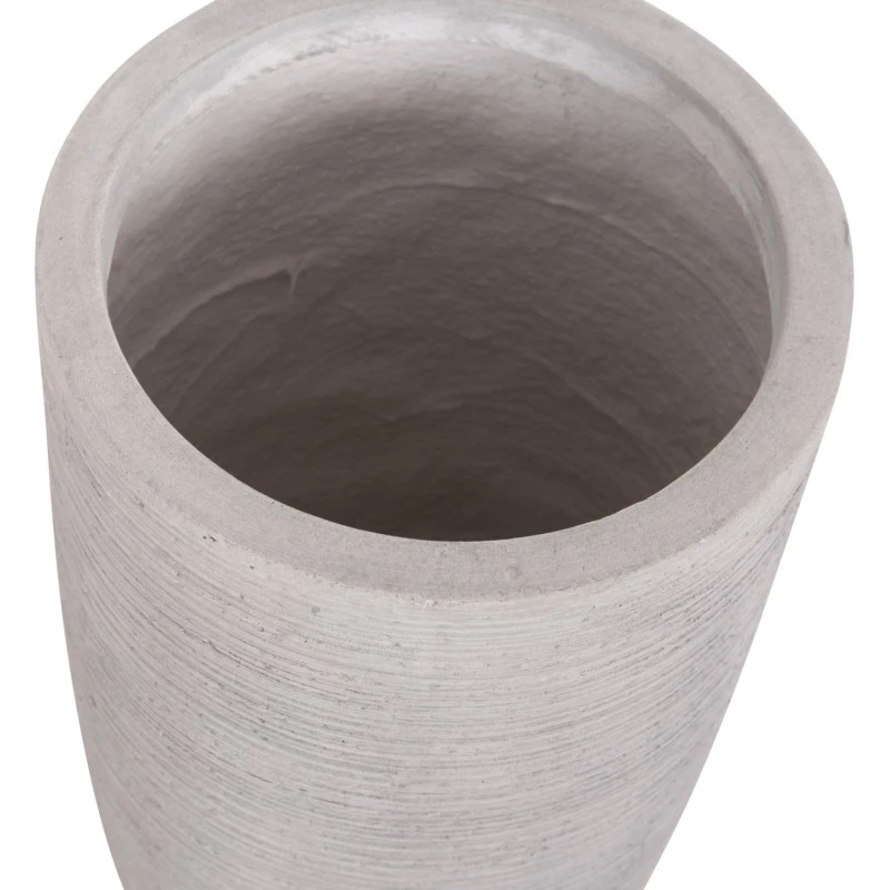 ΣΕΤ 3ΤΜΧ ΓΛΑΣΤΡΕΣ ΚΥΛΙΝΔΡΟΙ ΣΕΙΡΑ GARDENER HM4721 FIBERCLAY-ΧΡΩΜΑ CEMENT Φ42x78Υεκ