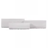 ΣΕΤ 3ΤΜΧ ΓΛΑΣΤΡΕΣ ΟΡΘΟΓΩΝΙΕΣ GARDENER HM4723 FIBERCLAY ΓΚΡΙ CEMENT 81x30x30Υεκ.