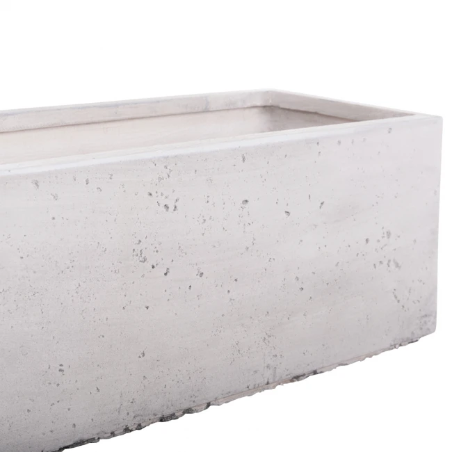 ΣΕΤ 3ΤΜΧ ΓΛΑΣΤΡΕΣ ΟΡΘΟΓΩΝΙΕΣ GARDENER HM4723 FIBERCLAY ΓΚΡΙ CEMENT 81x30x30Υεκ.