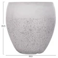 ΣΕΤ 3ΤΜΧ ΓΛΑΣΤΡΕΣ ΣΕΙΡΑ GARDENER HM4718 FIBERCLAY ΛΕΥΚΟ Φ55x54Υεκ