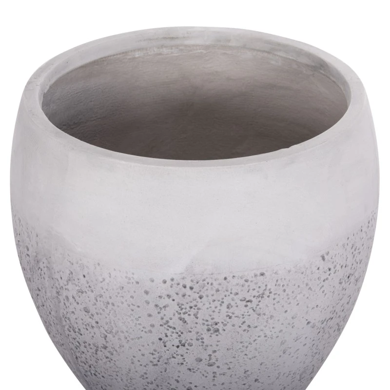 ΣΕΤ 3ΤΜΧ ΓΛΑΣΤΡΕΣ ΣΕΙΡΑ GARDENER HM4718 FIBERCLAY ΛΕΥΚΟ Φ55x54Υεκ