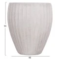 ΣΕΤ 3ΤΜΧ ΓΛΑΣΤΡΕΣ ΣΤΡΟΓΓΥΛΕΣ ΣΕΙΡΑ GARDENER HM4728 FIBERCLAY-ΧΡΩΜΑ CEMENT Φ48x56Υεκ