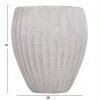ΣΕΤ 3ΤΜΧ ΓΛΑΣΤΡΕΣ ΣΤΡΟΓΓΥΛΕΣ ΣΕΙΡΑ GARDENER HM4728 FIBERCLAY-ΧΡΩΜΑ CEMENT Φ48x56Υεκ