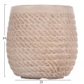 ΣΕΤ 4ΤΜΧ ΓΛΑΣΤΡΕΣ ΣΤΡΟΓΓΥΛΕΣ GARDENER HM4722 FIBERCLAY--IVORY CEMENT Φ54x54Υεκ