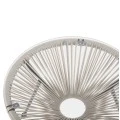 ΣΕΤ ΕΞΩΤΕΡΙΚΟΥ ΧΩΡΟΥ 3ΤΜΧ ACAPULCO HM11861.03 P.E.RATTAN ΕΚΡΟΥ-ΜΕΤΑΛΛΟ ΣΕ ΜΑΥΡΟ