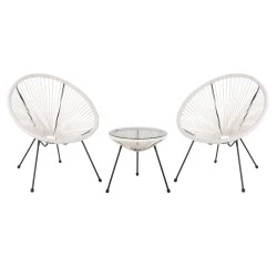 ΣΕΤ ΕΞΩΤΕΡΙΚΟΥ ΧΩΡΟΥ 3ΤΜΧ ACAPULCO HM11861.12 P.E.RATTAN ΛΕΥΚΟ-ΜΕΤΑΛΛΟ ΣΕ ΜΑΥΡΟ ΣΕΤ ΕΞΩΤΕΡΙΚΟΥ ΧΩΡΟΥ 3ΤΜΧ ACAPULCO HM11861.12 P.E.RATTAN ΛΕΥΚΟ-ΜΕΤΑΛΛΟ ΣΕ ΜΑΥΡΟ