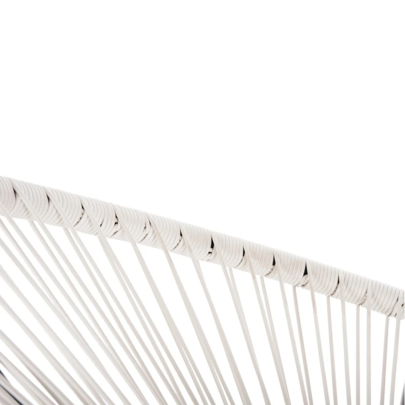 ΣΕΤ ΕΞΩΤΕΡΙΚΟΥ ΧΩΡΟΥ 3ΤΜΧ ACAPULCO HM11861.12 P.E.RATTAN ΛΕΥΚΟ-ΜΕΤΑΛΛΟ ΣΕ ΜΑΥΡΟ