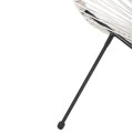 ΣΕΤ ΕΞΩΤΕΡΙΚΟΥ ΧΩΡΟΥ 3ΤΜΧ ACAPULCO HM11861.12 P.E.RATTAN ΛΕΥΚΟ-ΜΕΤΑΛΛΟ ΣΕ ΜΑΥΡΟ