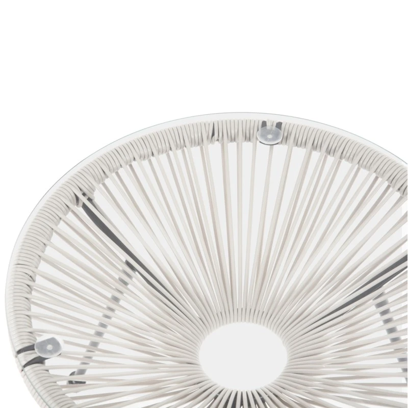 ΣΕΤ ΕΞΩΤΕΡΙΚΟΥ ΧΩΡΟΥ 3ΤΜΧ ACAPULCO HM11861.12 P.E.RATTAN ΛΕΥΚΟ-ΜΕΤΑΛΛΟ ΣΕ ΜΑΥΡΟ