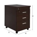 ΣΕΤ ΓΡΑΦΕΙΟΥ 2ΤΜΧ ΣΕ ΧΡΩΜΑ WENGE HM10211.02