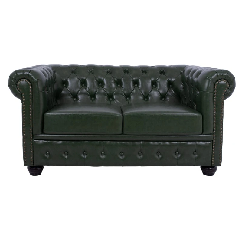 ΣΕΤ ΚΑΝΑΠΕΣ 2ΘΕΣΙΟΣ & 3ΘΕΣΙΟΣ HM10911.08 PU ΔΕΡΜΑ Τ.CHESTERFIELD ΚΥΠΑΡΙΣΣΙ