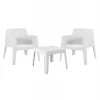 ΣΕΤ LOUNGE 3ΤΜΧ SLEEK HM21274.01 ΛΕΥΚΟ ΠΟΛΥΠΡΟΠΥΛΕΝΙΟ