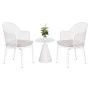 ΣΕΤ LOUNGE 3TMX ΕΞ.ΧΩΡΟΥ OREGO HM21106.02 ΑΛΟΥΜΙΝΙΟ ΣΕ ΛΕΥΚΟ