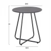 ΣΕΤ LOUNGE 3TMX ΕΞ.ΧΩΡΟΥ OREGO HM21107.01 ΑΛΟΥΜΙΝΙΟ & ΜΕΤΑΛΛΟ ΣΕ ΣΚΟΥΡΟ ΓΚΡΙ