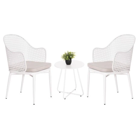 ΣΕΤ LOUNGE 3TMX ΕΞ.ΧΩΡΟΥ OREGO HM21107.02 ΑΛΟΥΜΙΝΙΟ & ΜΕΤΑΛΛΟ ΣΕ ΛΕΥΚΟ
