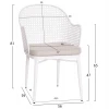 ΣΕΤ LOUNGE 3TMX ΕΞ.ΧΩΡΟΥ OREGO HM21107.02 ΑΛΟΥΜΙΝΙΟ & ΜΕΤΑΛΛΟ ΣΕ ΛΕΥΚΟ