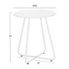 ΣΕΤ LOUNGE 3TMX ΕΞ.ΧΩΡΟΥ OREGO HM21107.02 ΑΛΟΥΜΙΝΙΟ & ΜΕΤΑΛΛΟ ΣΕ ΛΕΥΚΟ