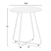 ΣΕΤ LOUNGE 3TMX ΕΞ.ΧΩΡΟΥ PONY HM21193.02 ΜΕΤΑΛΛΟ ΚΑΙ ΣΥΝΘ.RATTAN ΣΕ ΛΕΥΚΟ-ΜΑΥΡΟ