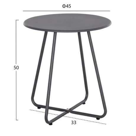 ΣΕΤ LOUNGE 3TMX ΕΞ.ΧΩΡΟΥ PONY HM21193 ΜΕΤΑΛΛΟ ΣΕ ΓΚΡΙ--ΣΥΝΘ.RATTAN ΣΕ ΛΕΥΚΟ-ΜΑΥΡΟ