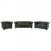 ΣΕΤ ΣΑΛΟΝΙ 3ΤΜΧ MOBAR HM10912.08 PU ΔΕΡΜΑ Τ.CHESTERFIELD ΚΥΠΑΡΙΣΣΙ