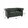 ΣΕΤ ΣΑΛΟΝΙ 3ΤΜΧ MOBAR HM10912.08 PU ΔΕΡΜΑ Τ.CHESTERFIELD ΚΥΠΑΡΙΣΣΙ