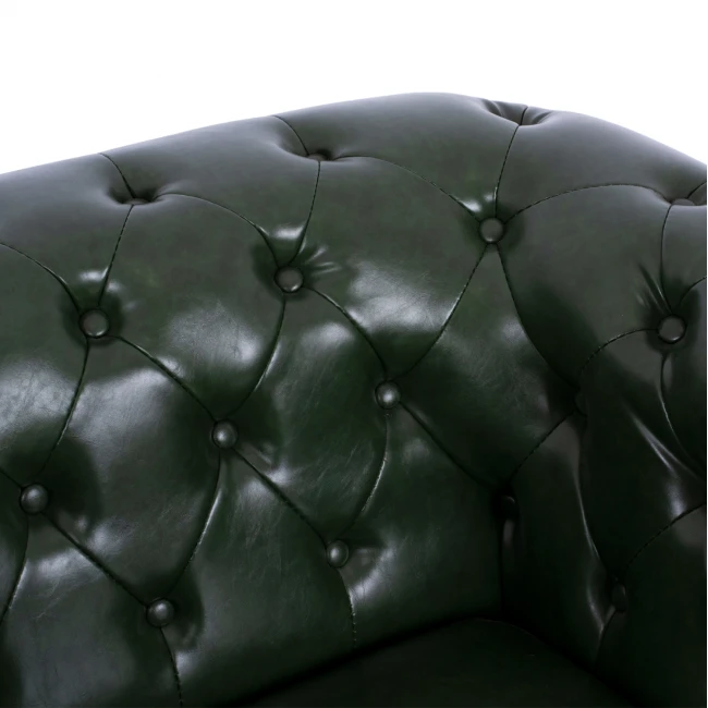 ΣΕΤ ΣΑΛΟΝΙ 3ΤΜΧ MOBAR HM10912.08 PU ΔΕΡΜΑ Τ.CHESTERFIELD ΚΥΠΑΡΙΣΣΙ