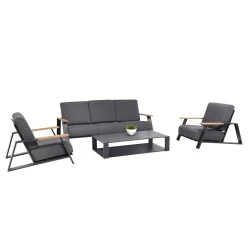 ΣΕΤ ΣΑΛΟΝΙ 4ΤΜΧ LAITH HM6551.01 ΑΛΟΥΜΙΝΙΟ & ΜΑΞΙΛΑΡΙΑ ΓΚΡΙ ΣΕΤ ΣΑΛΟΝΙ 4ΤΜΧ LAITH HM6551.01 ΑΛΟΥΜΙΝΙΟ & ΜΑΞΙΛΑΡΙΑ ΓΚΡΙ