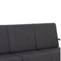 ΣΕΤ ΣΑΛΟΝΙ 4ΤΜΧ LAITH HM6551.01 ΑΛΟΥΜΙΝΙΟ & ΜΑΞΙΛΑΡΙΑ ΓΚΡΙ