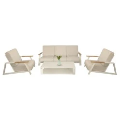 ΣΕΤ ΣΑΛΟΝΙ 4ΤΜΧ LAITH HM6551.02 ΑΛΟΥΜΙΝΙΟ & ΜΑΞΙΛΑΡΙΑ ΣΕ ΚΡΕΜ ΣΕΤ ΣΑΛΟΝΙ 4ΤΜΧ LAITH HM6551.02 ΑΛΟΥΜΙΝΙΟ & ΜΑΞΙΛΑΡΙΑ ΣΕ ΚΡΕΜ