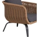 ΣΕΤ ΣΑΛΟΝΙ 5ΤΜΧ STERN HM6555.01 ΓΚΡΙ ΑΛΟΥΜΙΝΙΟ & OLEFIN--TWIST WICKER ΣΕ ΦΥΣΙΚΟ