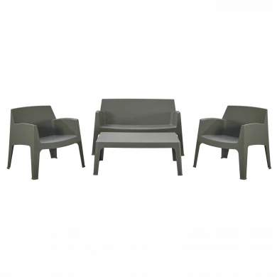 ΣΕΤ ΣΑΛΟΝΙ ΕΞ.ΧΩΡΟΥ 4ΤΜΧ SLEEK HM21268.05 DARK OLIVE GREEN ΠΟΛΥΠΡΟΠΥΛΕΝΙΟ