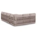 ΣΕΤ ΣΑΛΟΝΙ ΓΩΝΙΑ 3ΤΜΧ ELYSIA HM6187.02 ΣΑΜΠΑΝΙ ΑΛΟΥΜΙΝΙΟ-ΣΧΟΙΝΙ-P.E.ΥΦΑΣΜΑ
