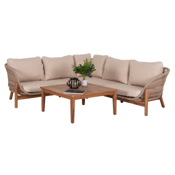 ΣΕΤ ΣΑΛΟΝΙ ΓΩΝΙΑ ΕΞ. ΧΩΡΟΥ 3ΤΜΧ SANJI HM6223 ΞΥΛΟ ΑΚΑΚΙΑΣ-ΑΛΟΥΜΙΝΙΟ-ΣΧΟΙΝΙ