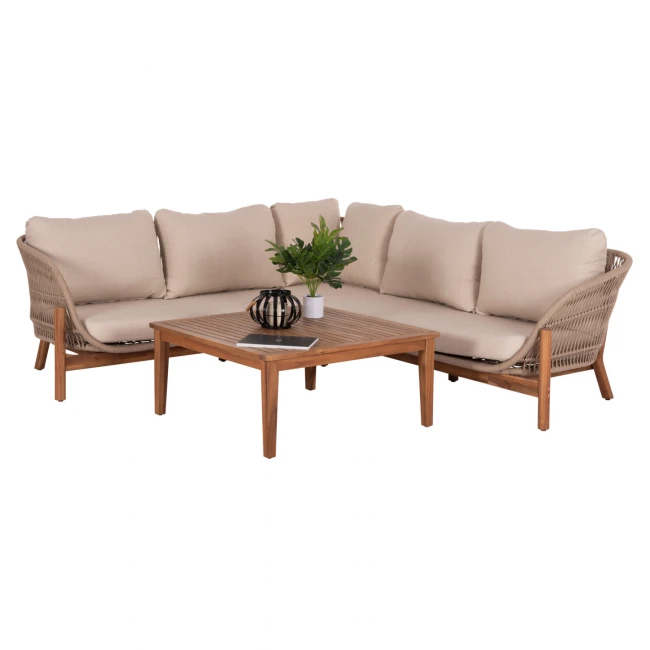 ΣΕΤ ΣΑΛΟΝΙ ΓΩΝΙΑ ΕΞ. ΧΩΡΟΥ 3ΤΜΧ SANJI HM6223 ΞΥΛΟ ΑΚΑΚΙΑΣ-ΑΛΟΥΜΙΝΙΟ-ΣΧΟΙΝΙ