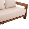 ΣΕΤ ΣΑΛΟΝΙ KIOTO HM10962 5ΤΜΧ & 5 ΘΕΣΕΩΝ--ΞΥΛΟ TEAK--ΜΠΕΖ ΜΑΞΙΛΑΡΙΑ