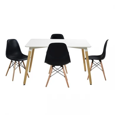 ΣΕΤ ΤΡΑΠΕΖΑΡΙΑ 5Τ ΤΡΑΠΕΖΙ MINIMAL 120x80x73 cm-TWIST ΜΑΥΡΕΣ HM10080.02