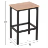 ΣΕΤ ΤΡΑΠΕΖΑΡΙΑ ΜΠΑΡ 5ΤΜΧ BOXY HM9882.01 ΜΑΥΡΟ ΜΕΤΑΛΛΟ-ΜΕΛΑΜΙΝΗ ΣΕ SONAMA