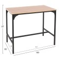 ΣΕΤ ΤΡΑΠΕΖΑΡΙΑ ΜΠΑΡ 5ΤΜΧ BOXY HM9882.01 ΜΑΥΡΟ ΜΕΤΑΛΛΟ-ΜΕΛΑΜΙΝΗ ΣΕ SONAMA