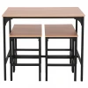 ΣΕΤ ΤΡΑΠΕΖΑΡΙΑ ΜΠΑΡ 5ΤΜΧ BOXY HM9882.01 ΜΑΥΡΟ ΜΕΤΑΛΛΟ-ΜΕΛΑΜΙΝΗ ΣΕ SONAMA