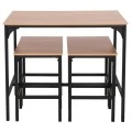 ΣΕΤ ΤΡΑΠΕΖΑΡΙΑ ΜΠΑΡ 5ΤΜΧ BOXY HM9882.01 ΜΑΥΡΟ ΜΕΤΑΛΛΟ-ΜΕΛΑΜΙΝΗ ΣΕ SONAMA