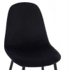 ΣΕΤ ΤΡΑΠΕΖΑΡΙΑΣ 5ΤΜΧ BROLIN HM21191 MDF TOP-ΜΕΤΑΛΛΙΚΑ ΠΟΔΙΑ-ΒΕΛΟΥΔΟ--ΜΑΥΡΟ