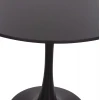 ΣΕΤ ΤΡΑΠΕΖΑΡΙΑΣ 5ΤΜΧ BROLIN HM21191 MDF TOP-ΜΕΤΑΛΛΙΚΑ ΠΟΔΙΑ-ΒΕΛΟΥΔΟ--ΜΑΥΡΟ