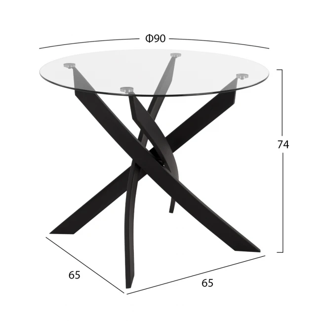 ΣΕΤ ΤΡΑΠΕΖΑΡΙΑΣ 5ΤΜΧ LADY HM21199.01 ΓΥΑΛΙ--ΜΕΤΑΛΛΟ ΣΕ ΜΑΥΡΟ & ΒΕΛΟΥΔΟ ΓΚΡΙ