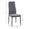 ΣΕΤ ΤΡΑΠΕΖΑΡΙΑΣ 5ΤΜΧ LADY HM21199.01 ΓΥΑΛΙ--ΜΕΤΑΛΛΟ ΣΕ ΜΑΥΡΟ & ΒΕΛΟΥΔΟ ΓΚΡΙ